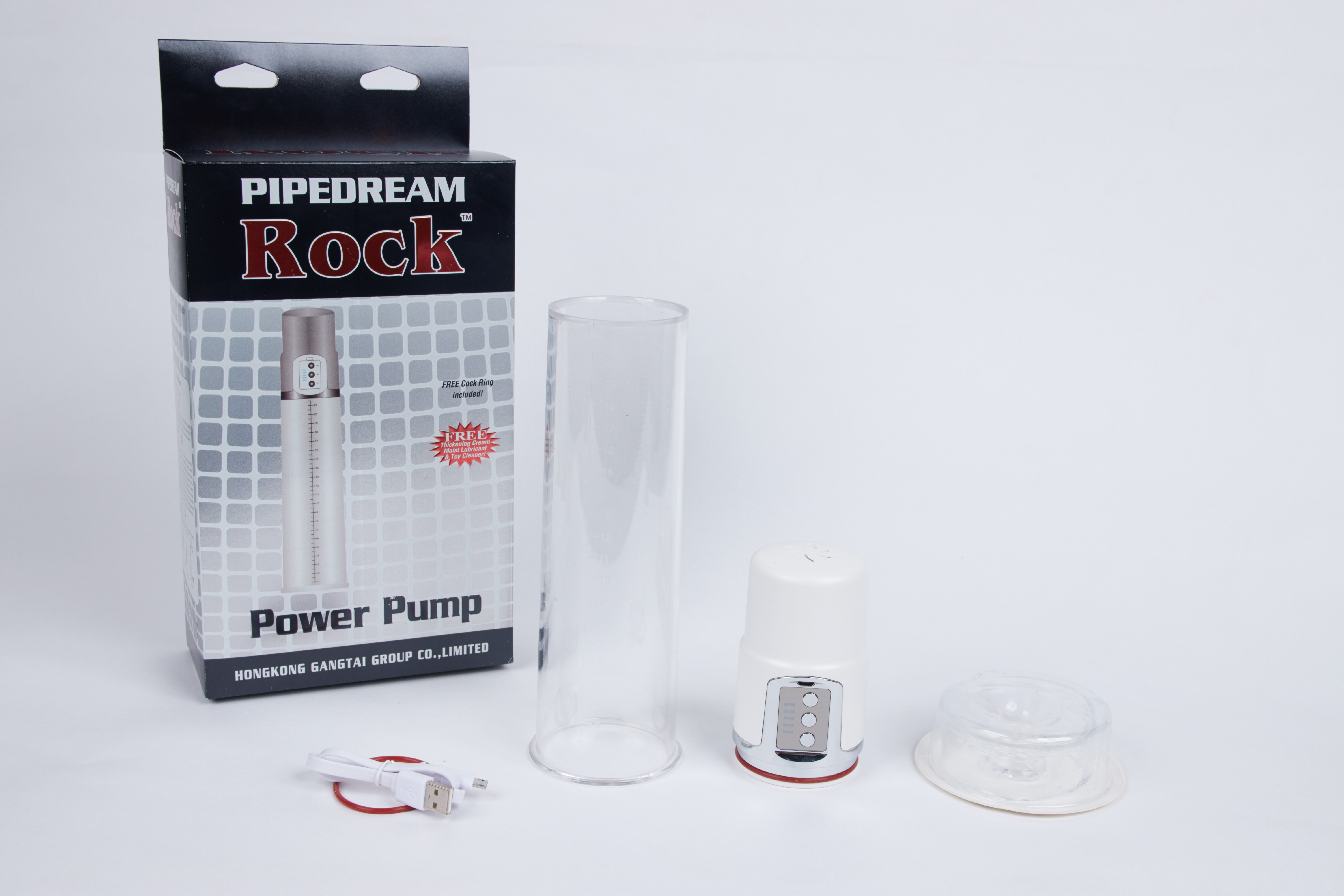 Rock freespace 男用助勃器 USB充电 液晶显示成人用品 工厂直销一件代发详情图7