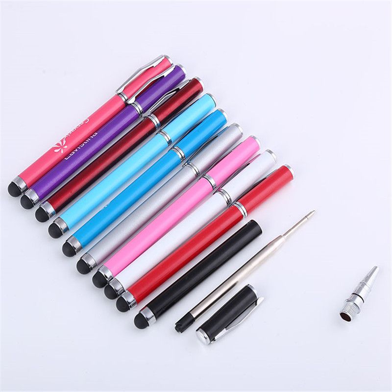 Customized logo color for touch metal ballpoint pen, multi-color touch screen dual-purpose metal signature pen, socket gel pen Application Scenario