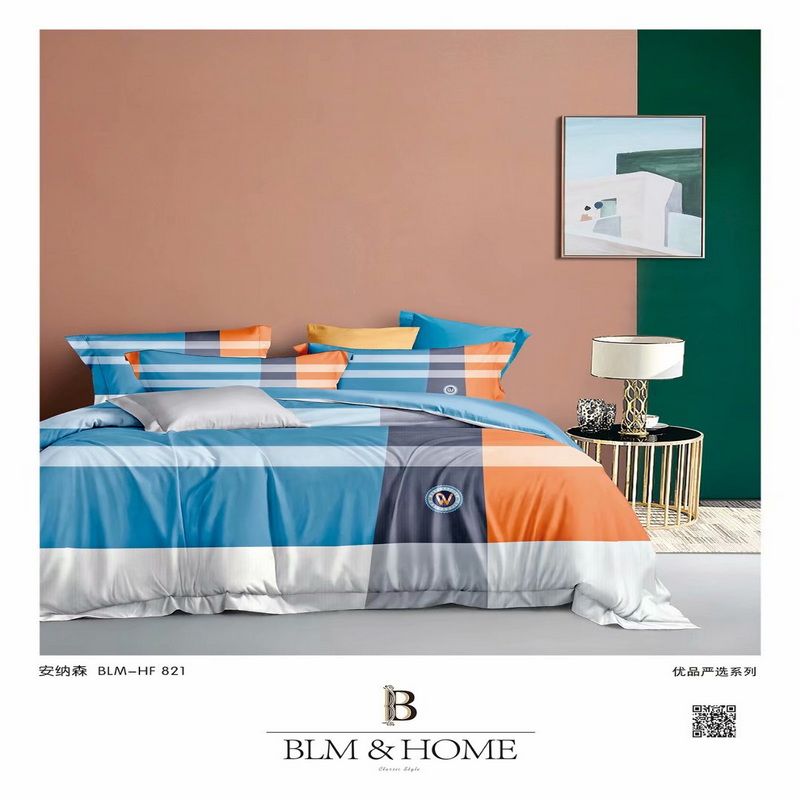 2021 New Factory Direct Sales Burst Pure Cotton Four-Piece Quilt Set Bed Sheet Pillowcase 7
