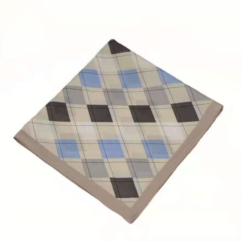 Middle-Aged And Elderly Men Export Cotton Large Handkerchief Men Sweat Absorption Classic Handkerchief Hand Towel 74