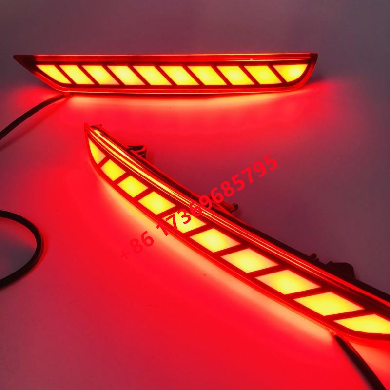 Forester 2008-2017 Car LED reflective lights, rear fog lights, bumper lights, brake lights, dynamic turn signals detail image 3