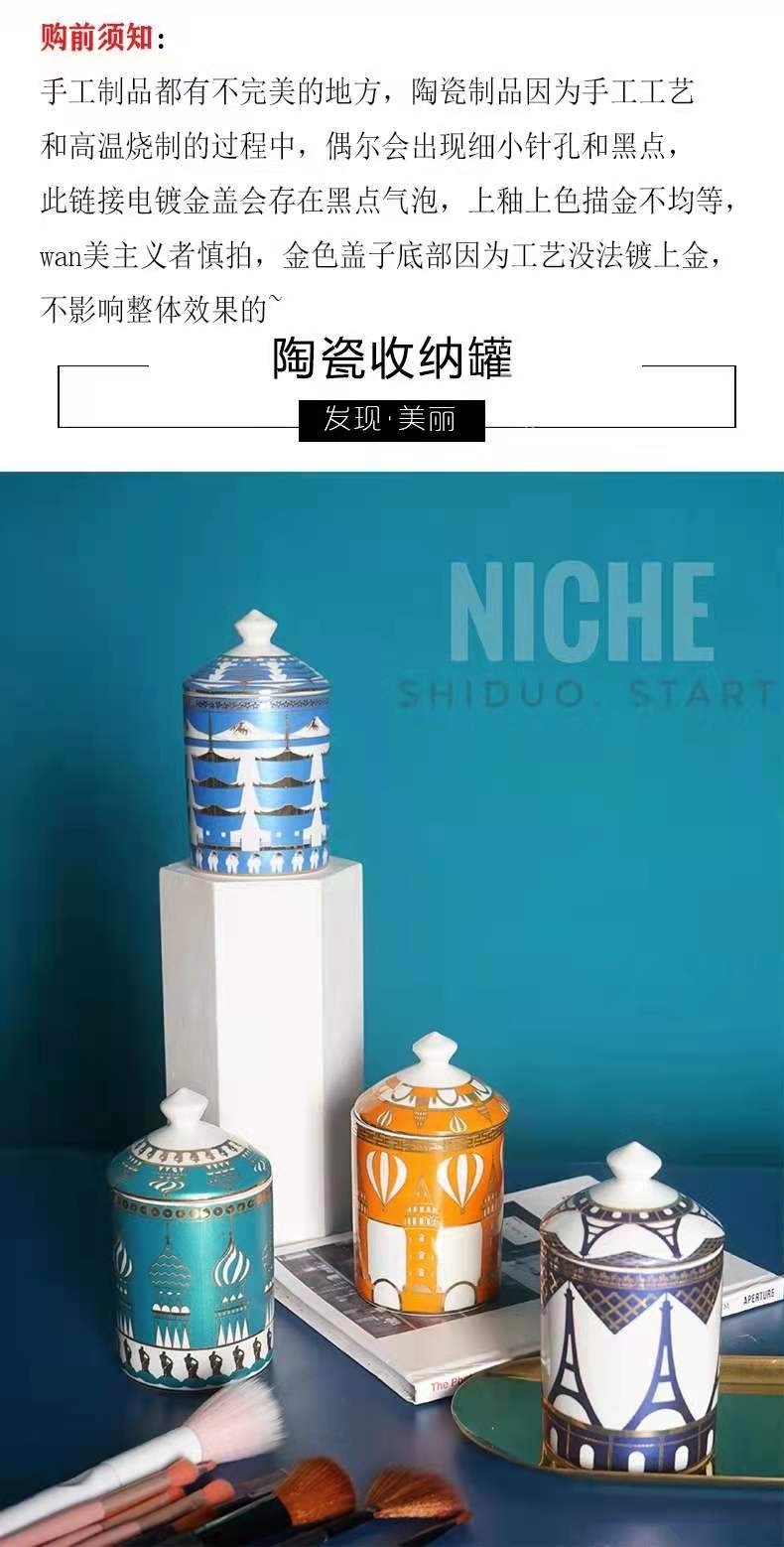 Customized logo patterns for new architectural aromatherapy candle ceramic candle cups detail image 8