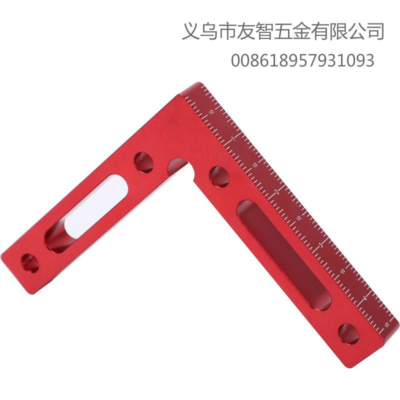 Aluminum Triangle Ruler 铝合金直角尺 Woodworking ruler full figure
