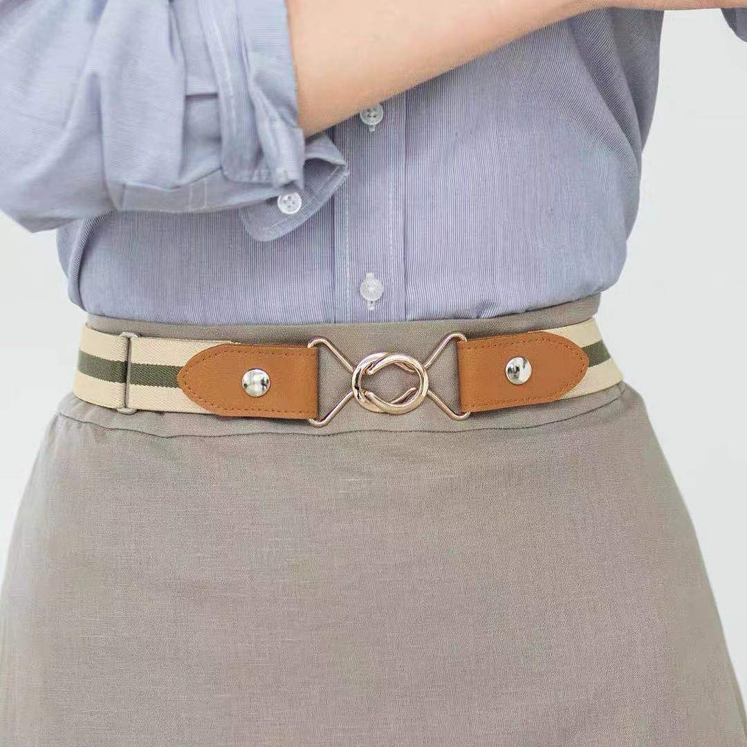 金属装饰腰带扣 松紧腰带卡扣 背带裤扣女装纽扣合金8字对扣插扣详情图15