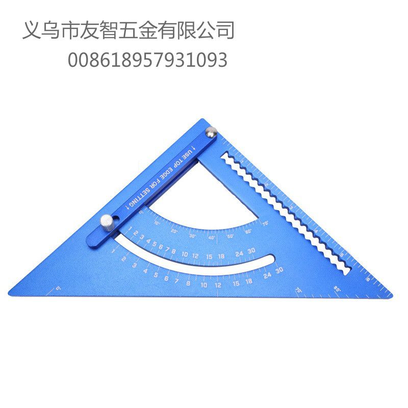 Aluminum alloy square 木工三角尺 Woodworking ruler Application Scenario