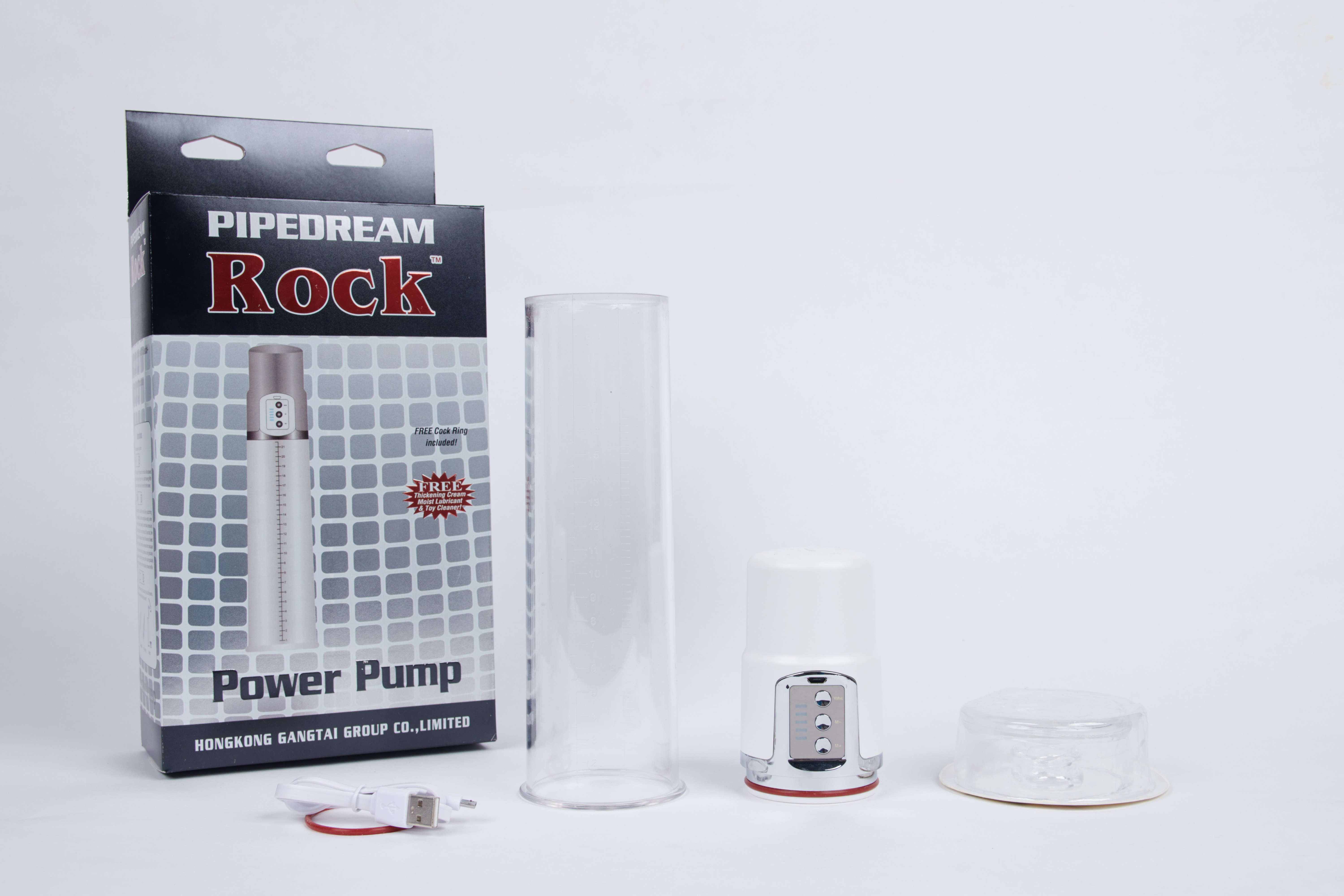 Rock freespace 男用助勃器 USB充电 液晶显示成人用品 工厂直销一件代发详情图11