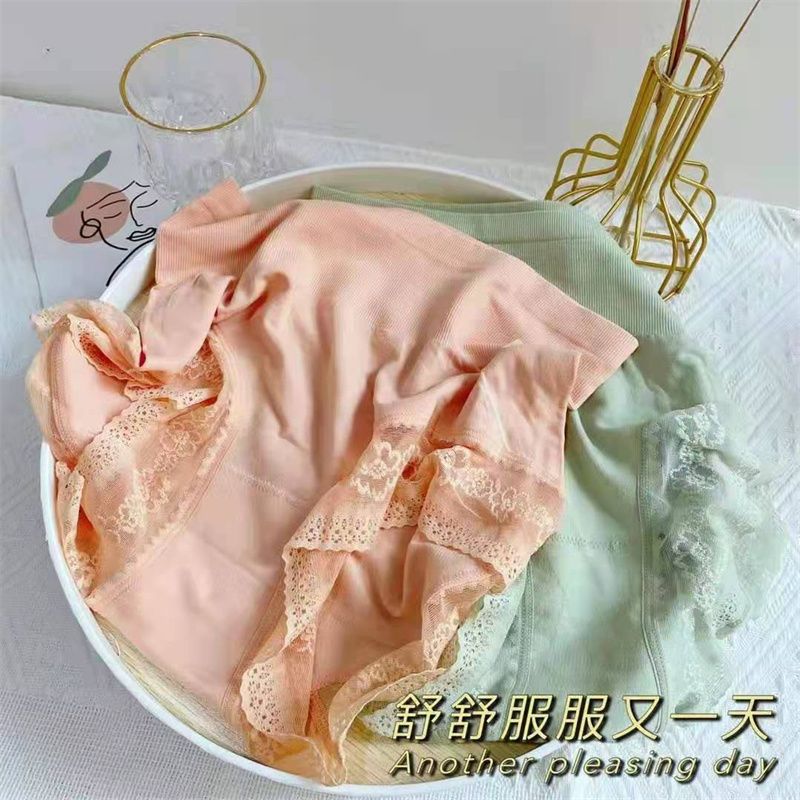 Best-selling nude ammonia seamless women's underwear, seamless, high-elasticity solid color cotton crotch, girlish style triangle pants 196