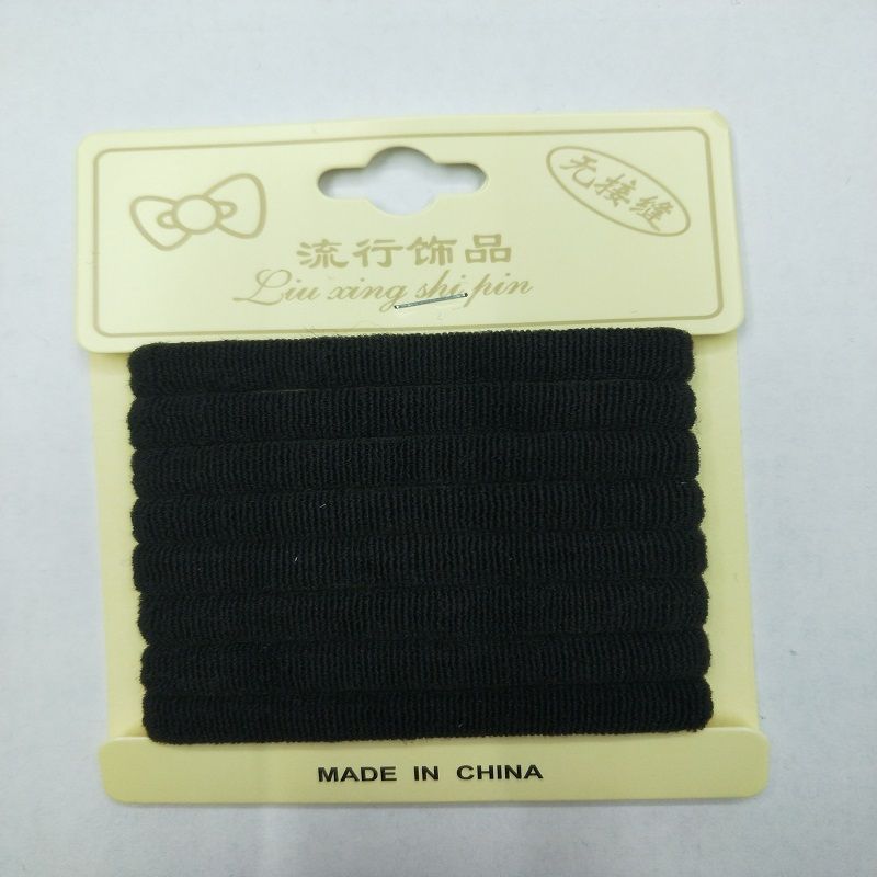 Conjunto de tiras de cuero de alta elasticidad 10 dúzias para recoger vida diaria niñas cola de caballo trenzas corchetes de pelo tiara de pelo banda de cuero Application Scenario
