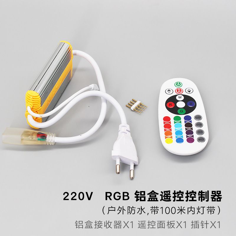 高压灯带配件RGB灯带遥控器灯带插头灯带对接