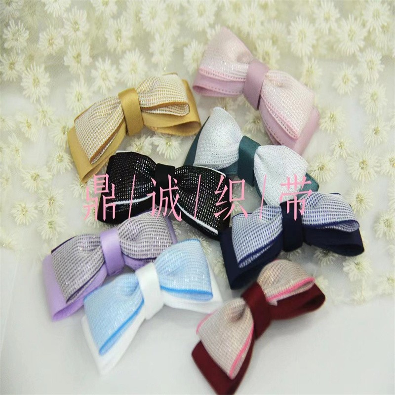 Dingcheng Webbing 1.5 cm new polyester-cotton headwear accessories, diy handmade bow ornaments, wedding bouquets, gift packaging detail image 4