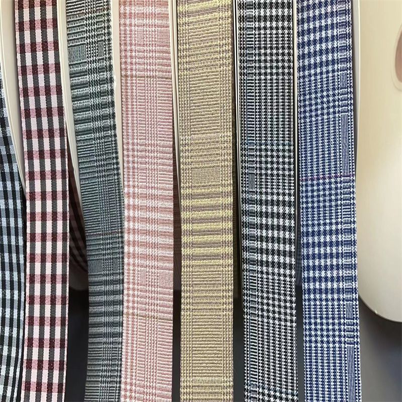 鼎诚织带2.5公分细格 头饰饰品配件 diy手工蝴蝶结饰品婚庆花束礼品包装