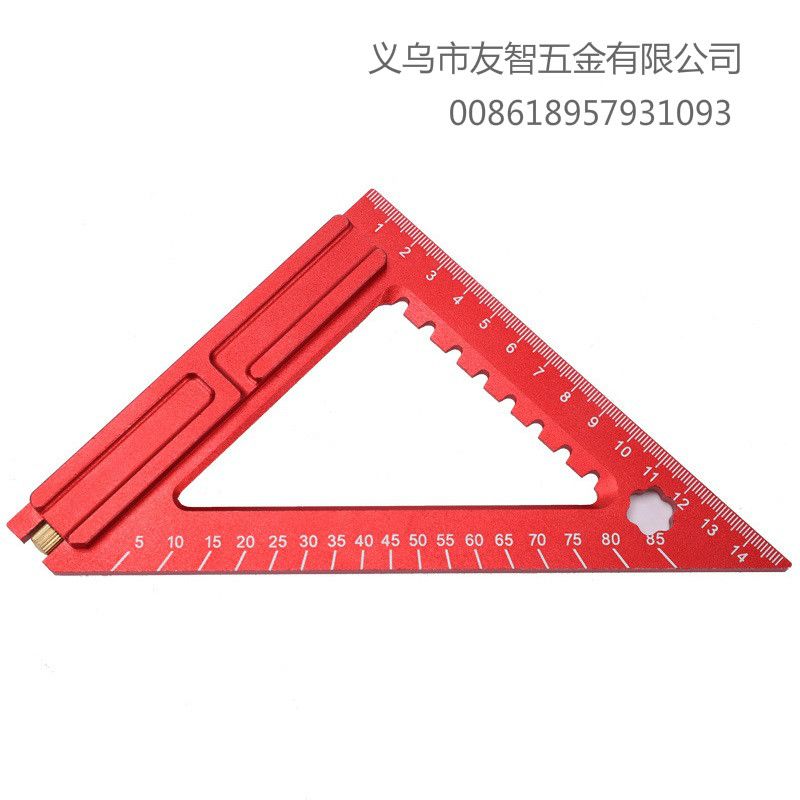 Aluminum alloy square 木工三角尺 Woodworking ruler full figure