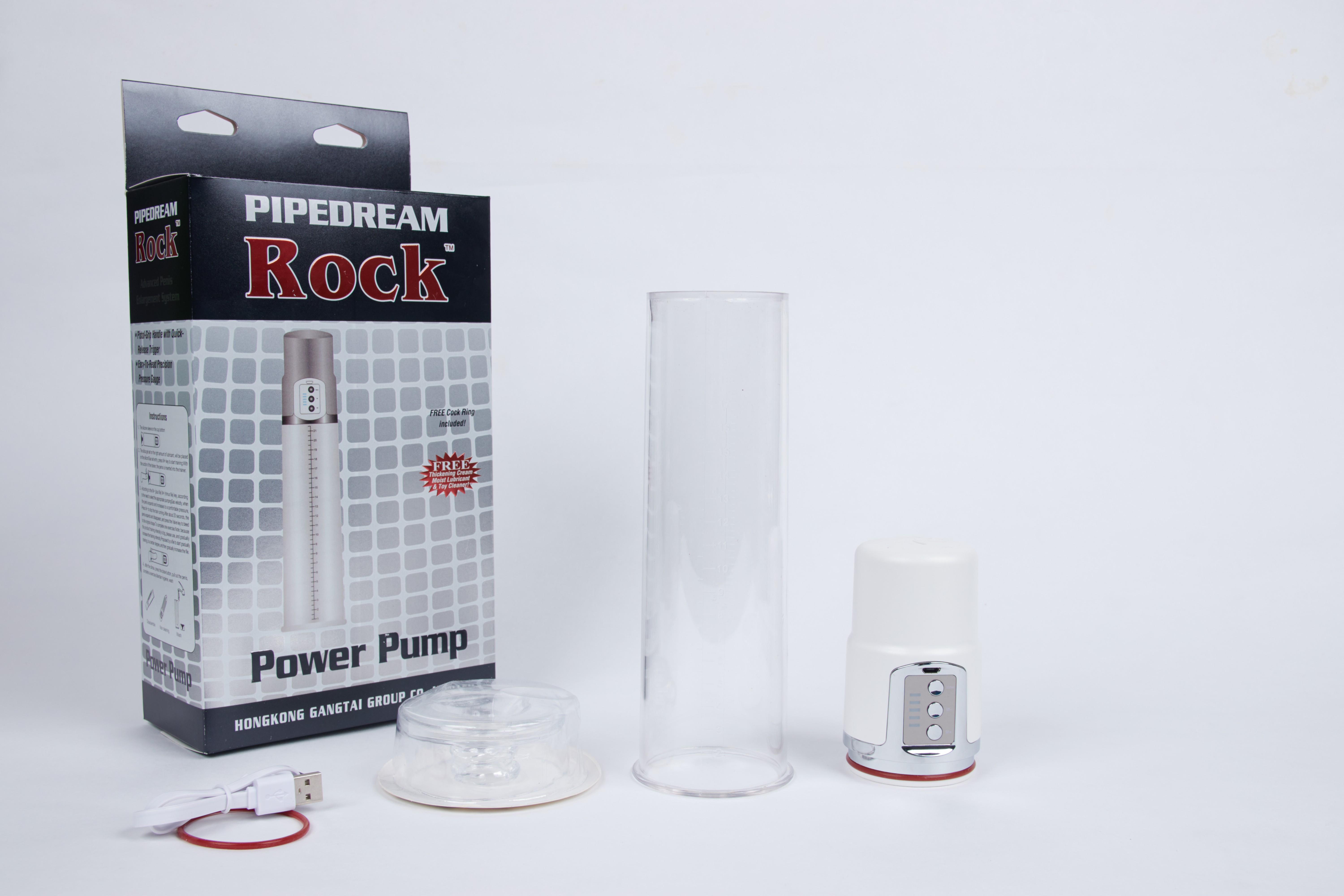 Rock freespace 男用助勃器 USB充电 液晶显示成人用品 工厂直销一件代发详情图13