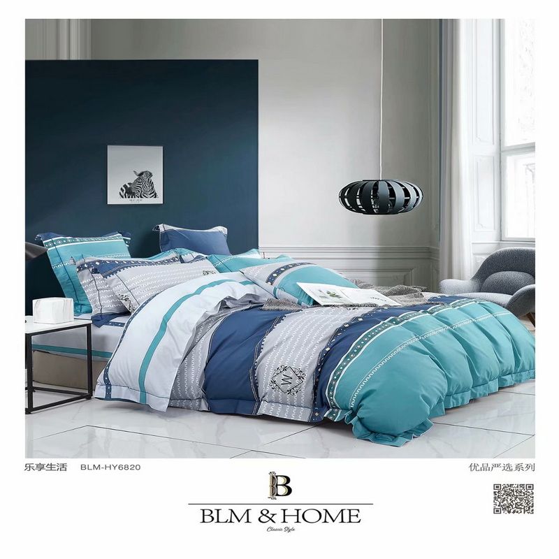 2021 New Factory Direct Sales Burst Pure Cotton Four-Piece Quilt Set Bed Sheet Pillowcase 6