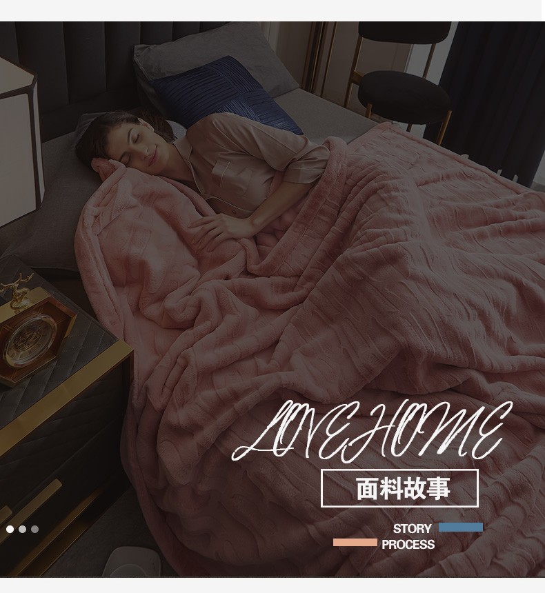 The high-end and comfortable mink fleece blanket, a new bestseller in 2025 pic 5
