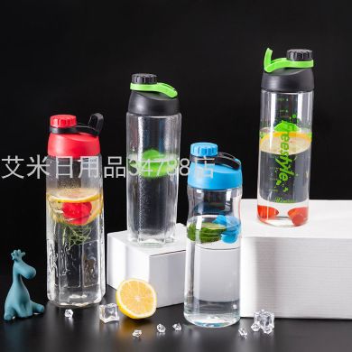 新款大容量运动塑料摇摇杯 成人学生户外旅游便携摇杯1200LE7-21