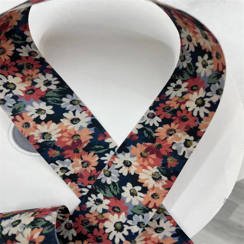 Dingcheng Webbing 4 cm sunflower fabric headwear Accessories, diy handmade bow ornaments, wedding bouquets, gift packaging details Picture