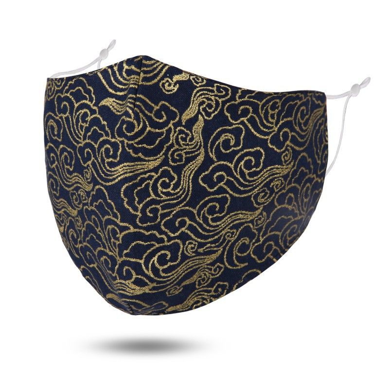 Cotton Fabric Mask Dustproof Spittle Washable Reusable Unisex Mask 45 [For Foreign Trade]