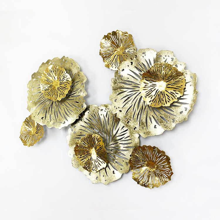  工艺品精致制作墙面装饰小资金色奢华墙壁3D立体镂空工艺雕花产品图