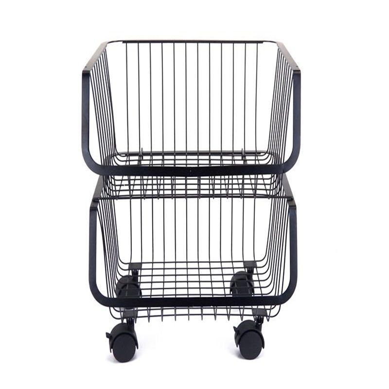 Double-layer storage baskets/racks/storage baskets
