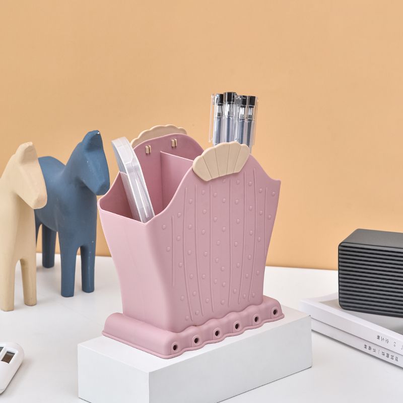 Home creative chopstick cage, kitchen chopstick storage, water-draining and ventilated chopstick box, multi-functional stationery and cosmetics storage Item Picture