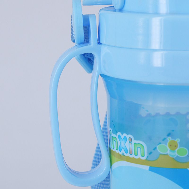 小童水杯可爱吸管杯夏天宝宝杯子卡通熊婴儿水杯带吸管手柄喝水杯细节图