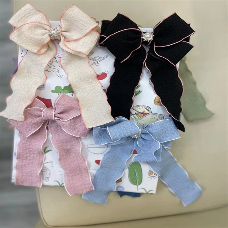 Dingcheng Webbing 2.5 cm textured yarn headwear accessories, diy handmade bow ornaments, wedding bouquets, gift packaging detail image 4