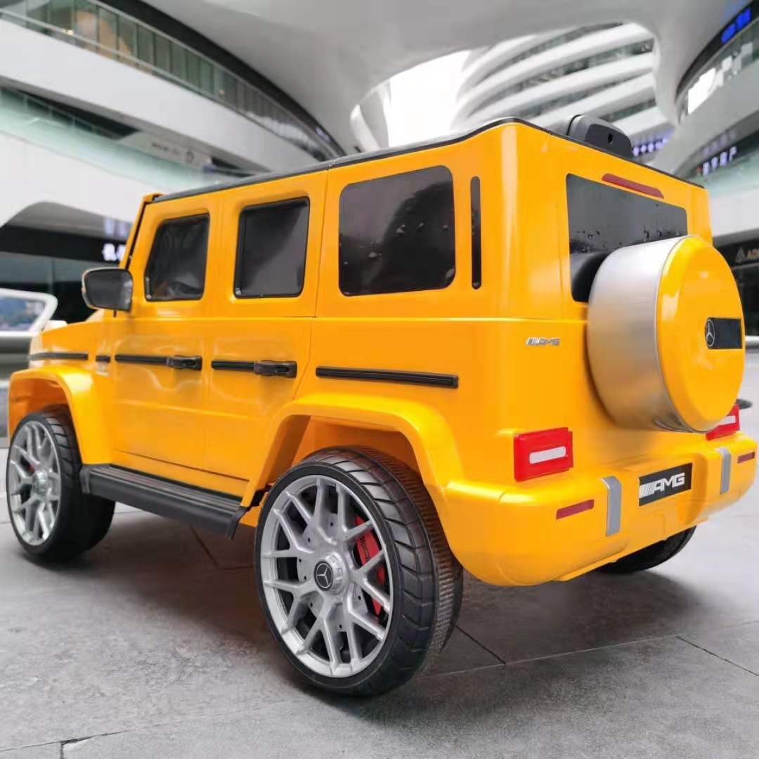 儿童电动汽车可坐人 G63双驱玩具车 遥控自驾两用 蓝牙音乐有摇摆详情图4