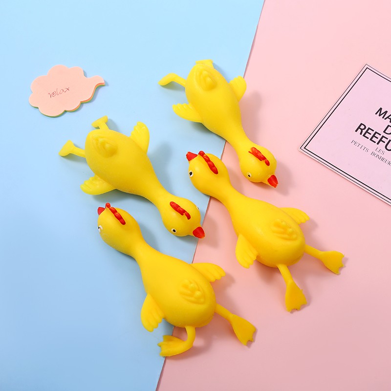 A box of small yellow chickens detail image 1