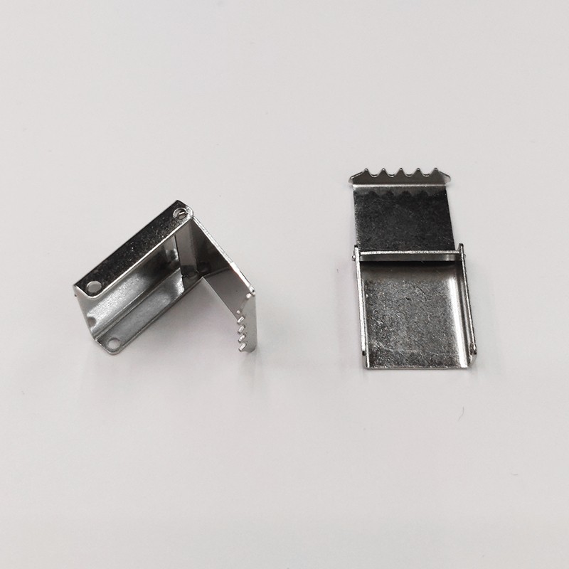 10MM平尾夹马仔扣绳头夹头金属尾夹装饰扣五金饰品扣详情4