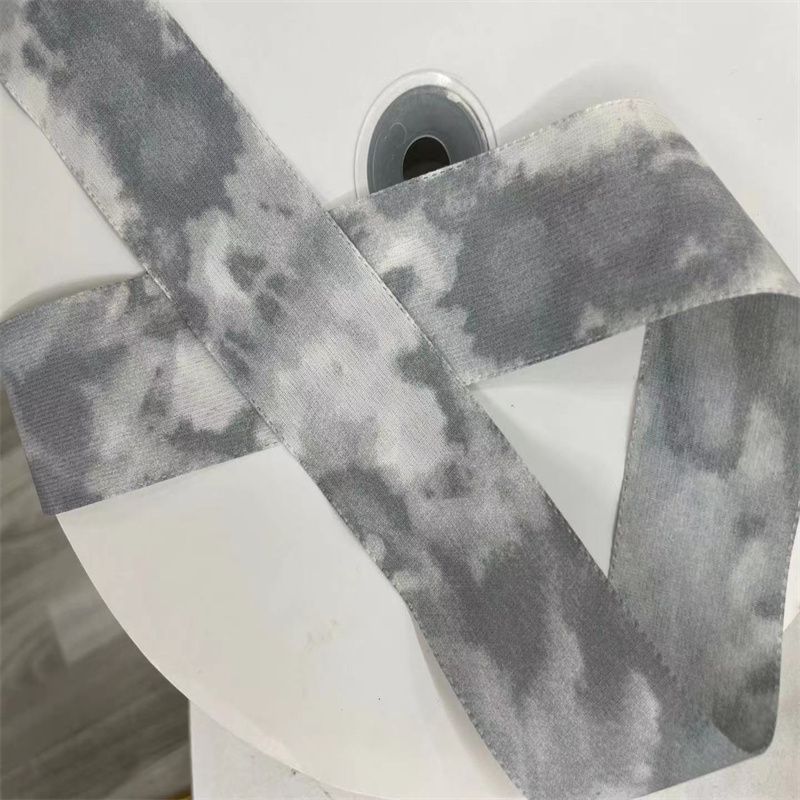 Dingcheng Webbing 2.5 cm irregular pattern fabric headwear accessories, diy handmade bow ornaments, wedding bouquets, gift packaging Specification image