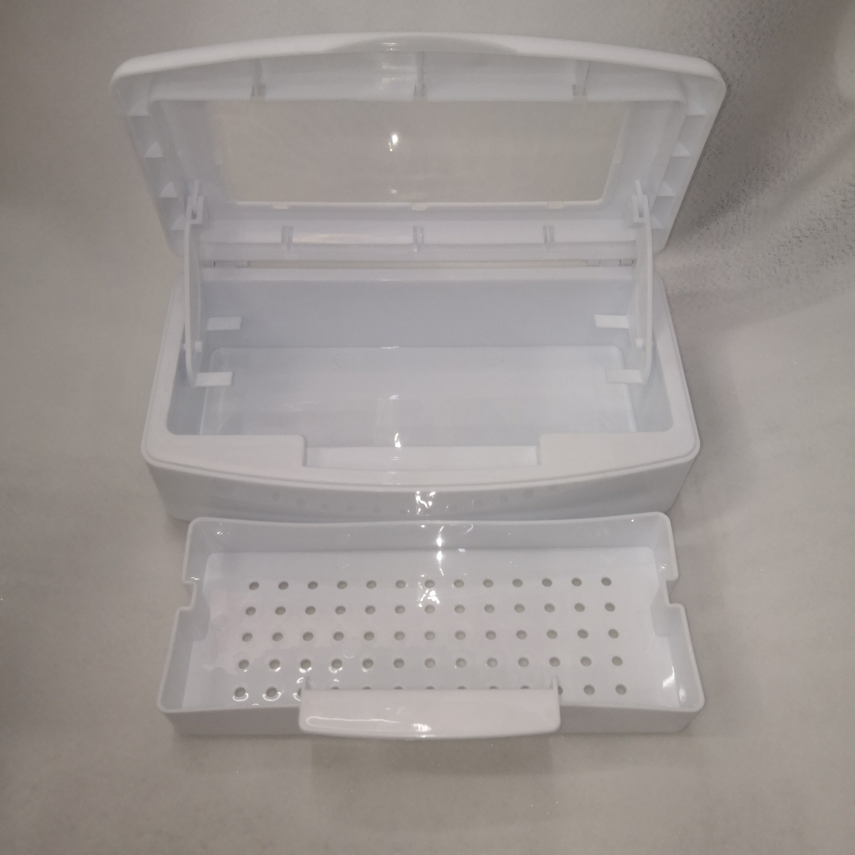 Nail art tool disinfection box, nail cleaning box, cleaning box, alcohol disinfection box, immersion tool sterilization box pic 1