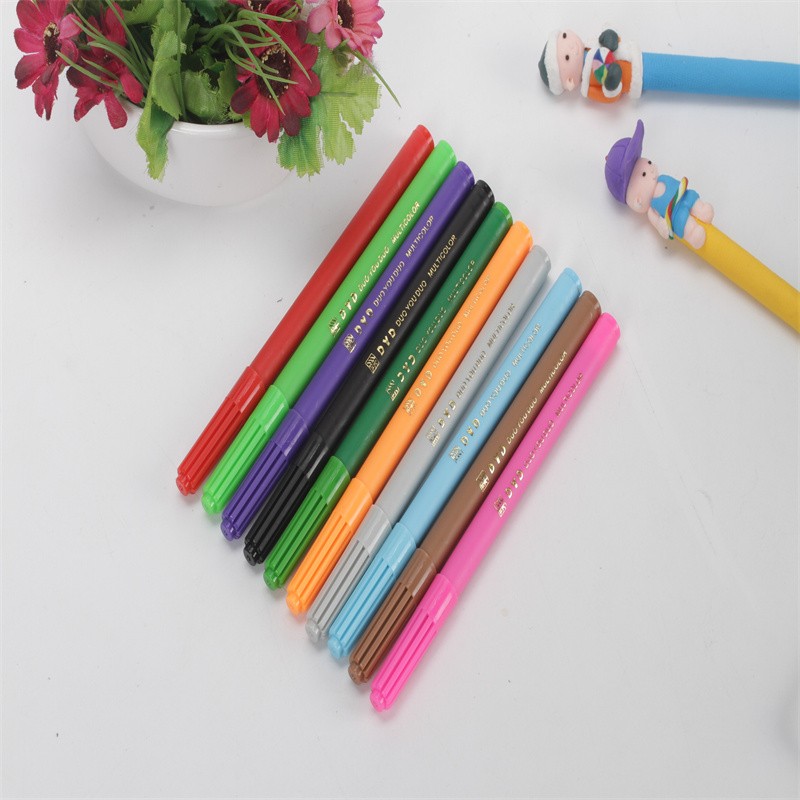 速干可洗水彩笔可水洗清洗方便可晕染软头笔尖优质纤维笔尖涂写顺畅随意绘画轻松水洗色彩鲜艳详情图20