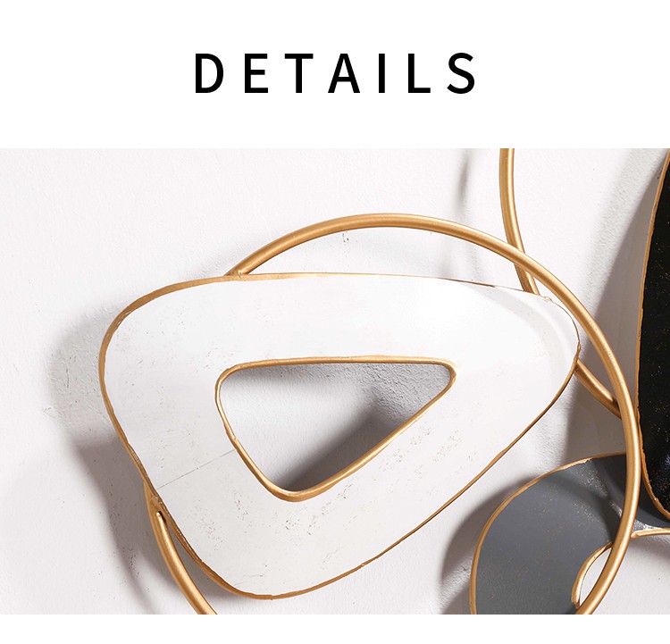 北欧风ins墙上装饰挂件墙面挂饰客厅背景墙壁饰金属壁挂墙饰详情图3