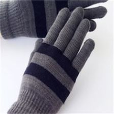 皮手套防风冬季防寒保暖菱格仿獭兔毛口真皮手套好用手套31晨研