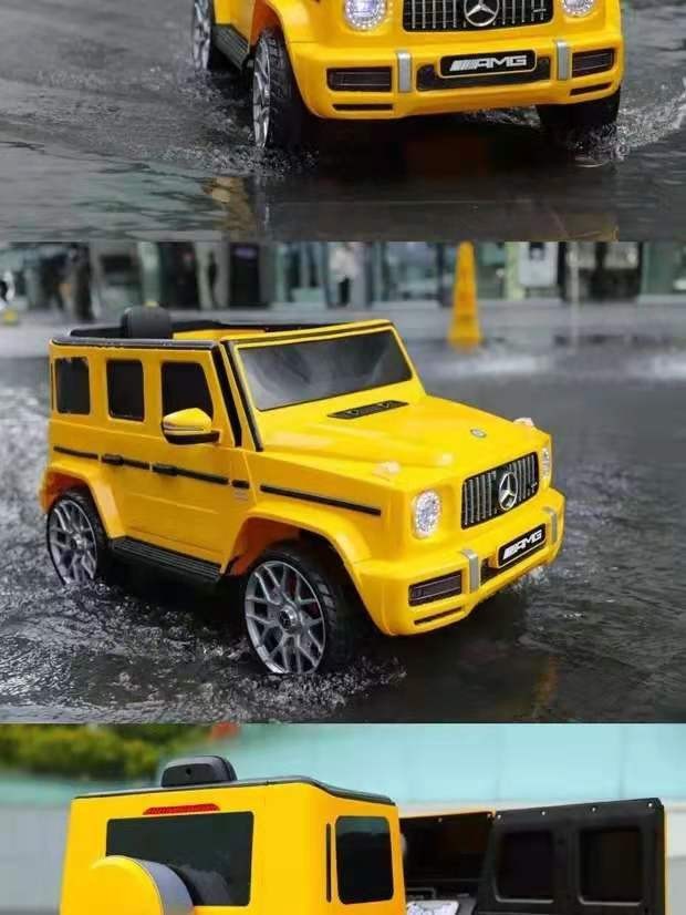 儿童电动汽车可坐人 G63双驱玩具车 遥控自驾两用 蓝牙音乐有摇摆详情图8