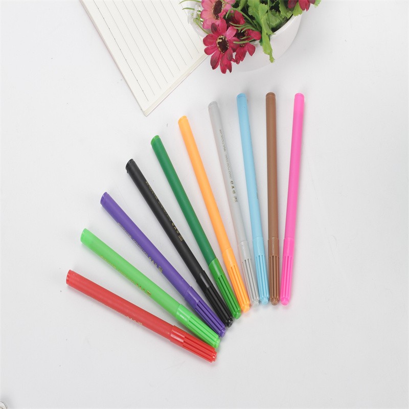 速干可洗水彩笔可水洗清洗方便可晕染软头笔尖优质纤维笔尖涂写顺畅随意绘画轻松水洗色彩鲜艳详情图14