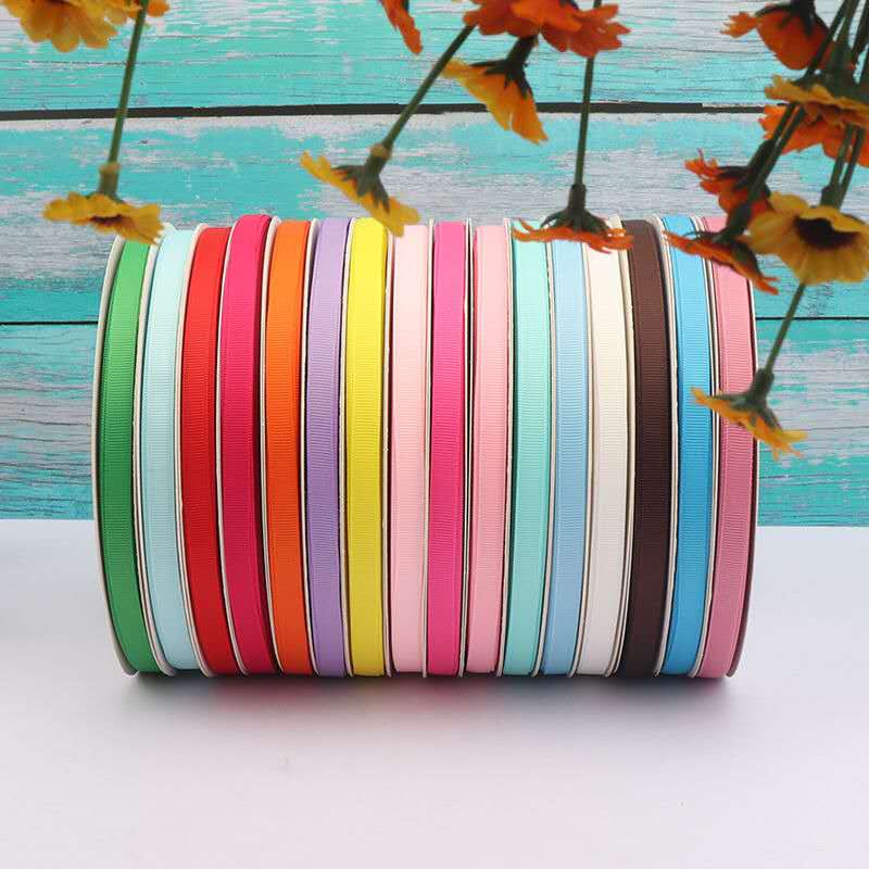 Ribbon Manufacturers Direct Sales Polyester Double Thread Jumper Ribbon Color Hair Accessories Ribbon Accessories 3456754471