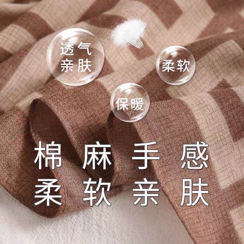 Ladies' Shawl Autumn-Winter Coat With Ladylike Casual Pop Scarf full figure