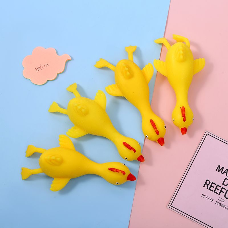 A box of small yellow chickens