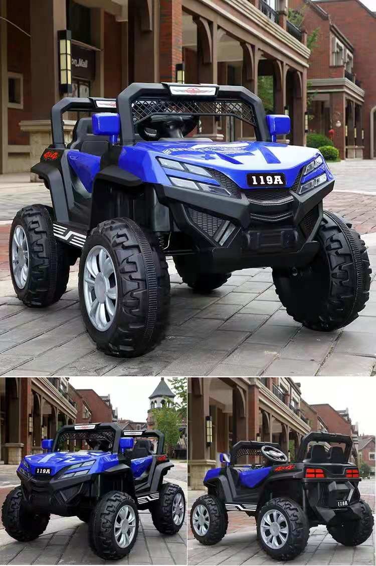 婴幼儿童电动车四轮宝宝遥控汽车可坐大人四驱越野车小孩摇摆童车详情图4