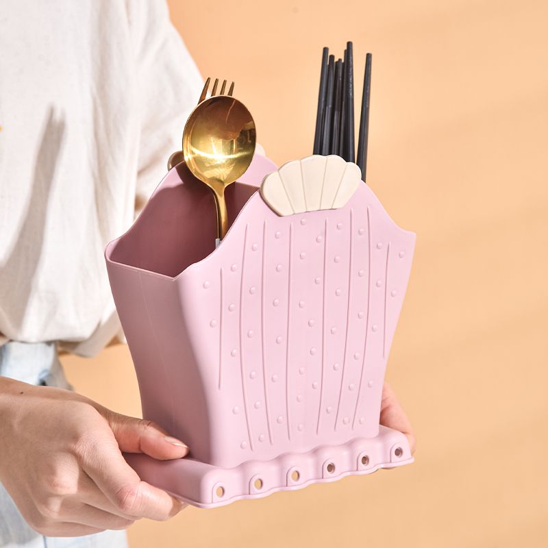 Home creative chopstick cage, kitchen chopstick storage, water-draining and ventilated chopstick box, multi-functional stationery and cosmetics storage Application Scenario