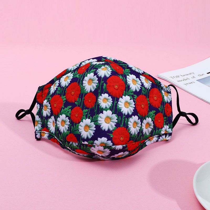 Cotton Cloth Mask Dust Prevention Spit Washable Repeated Use Of Unisex Mask 19 [For Foreign Trade]