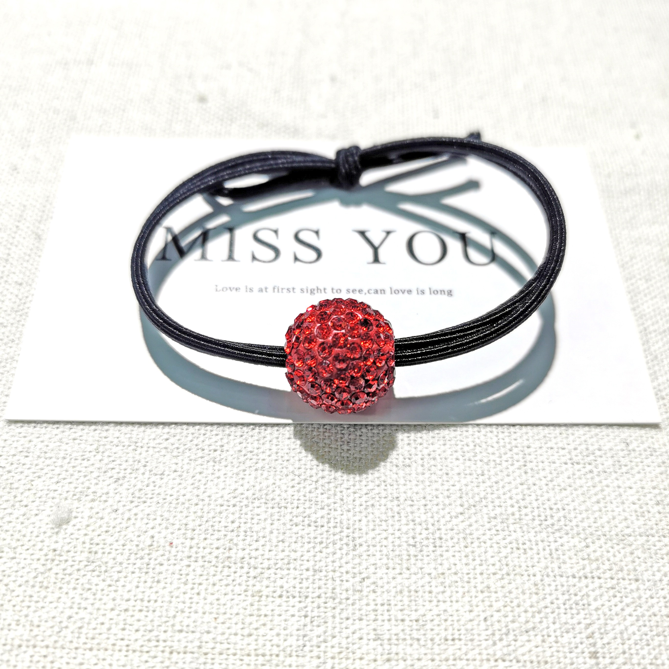 Round rubber band knotted 16mm Shambhala detail image 7