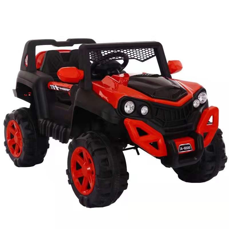 儿童电动车四轮越野汽车四驱动可坐人男女孩遥控玩具详情图4