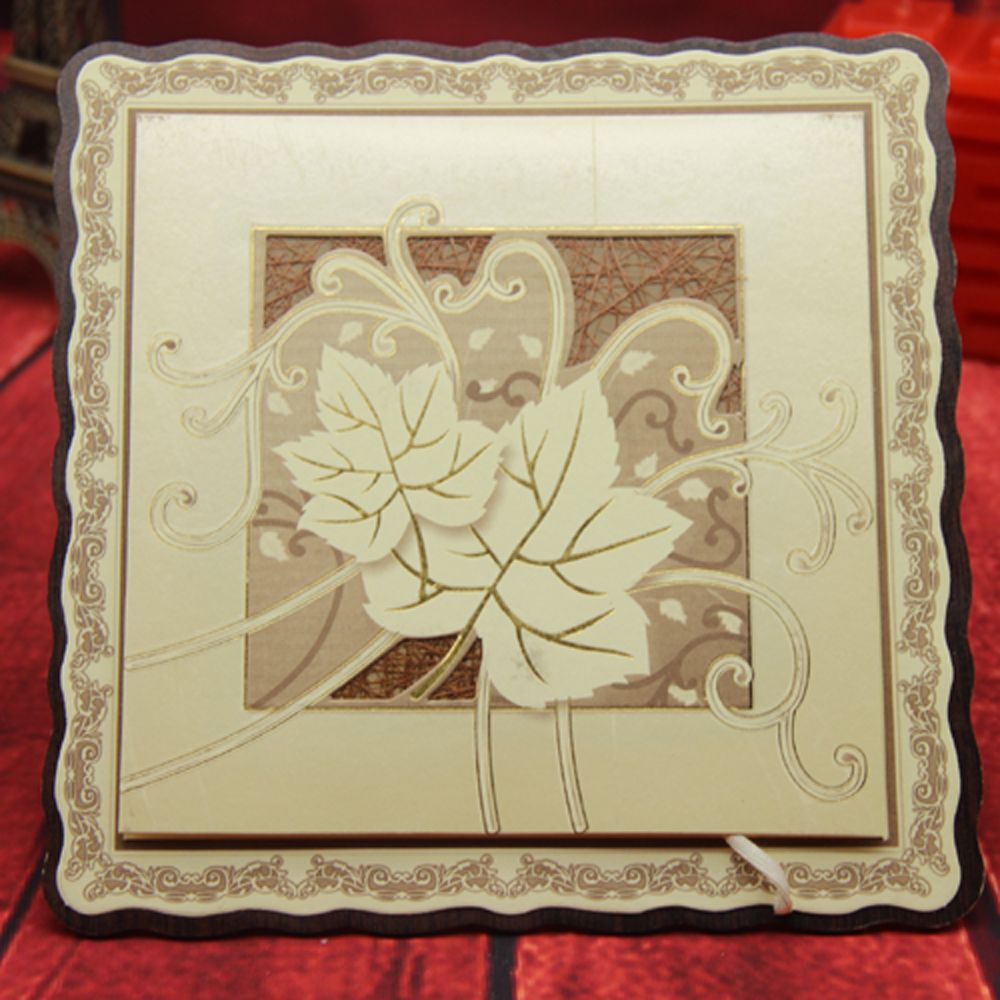 Direct sales from the manufacturer of embossed and concave-convex wooden invitation cards and invitations