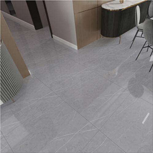 Cement gray with white stripes Waterproof peel and stick floor tiles Marble pattern vinyl floor peel and stick tiles Suitable