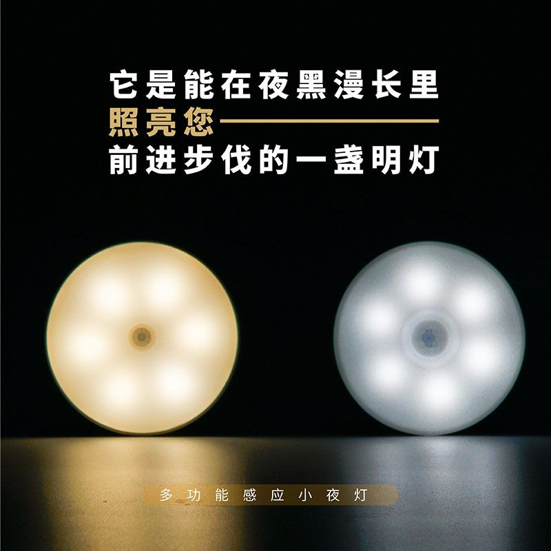 Induction night light, charging night light, smart night light, LED night light details Picture