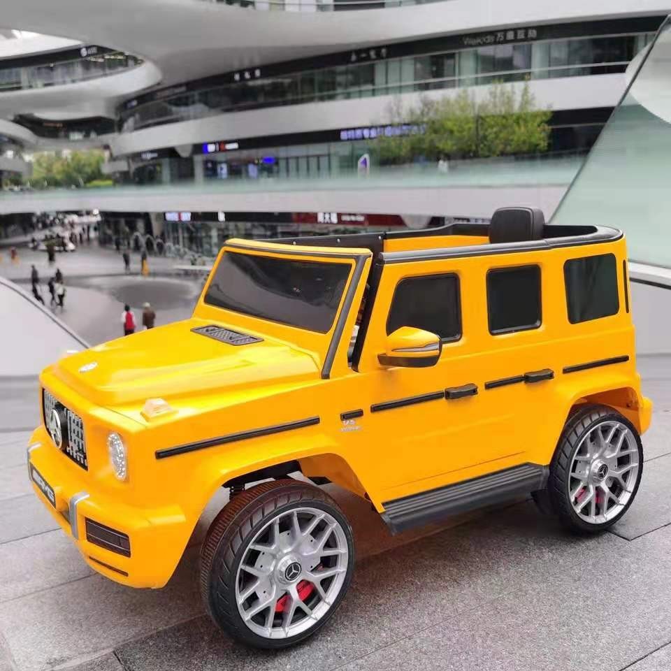 儿童电动汽车可坐人 G63双驱玩具车 遥控自驾两用 蓝牙音乐有摇摆详情图7