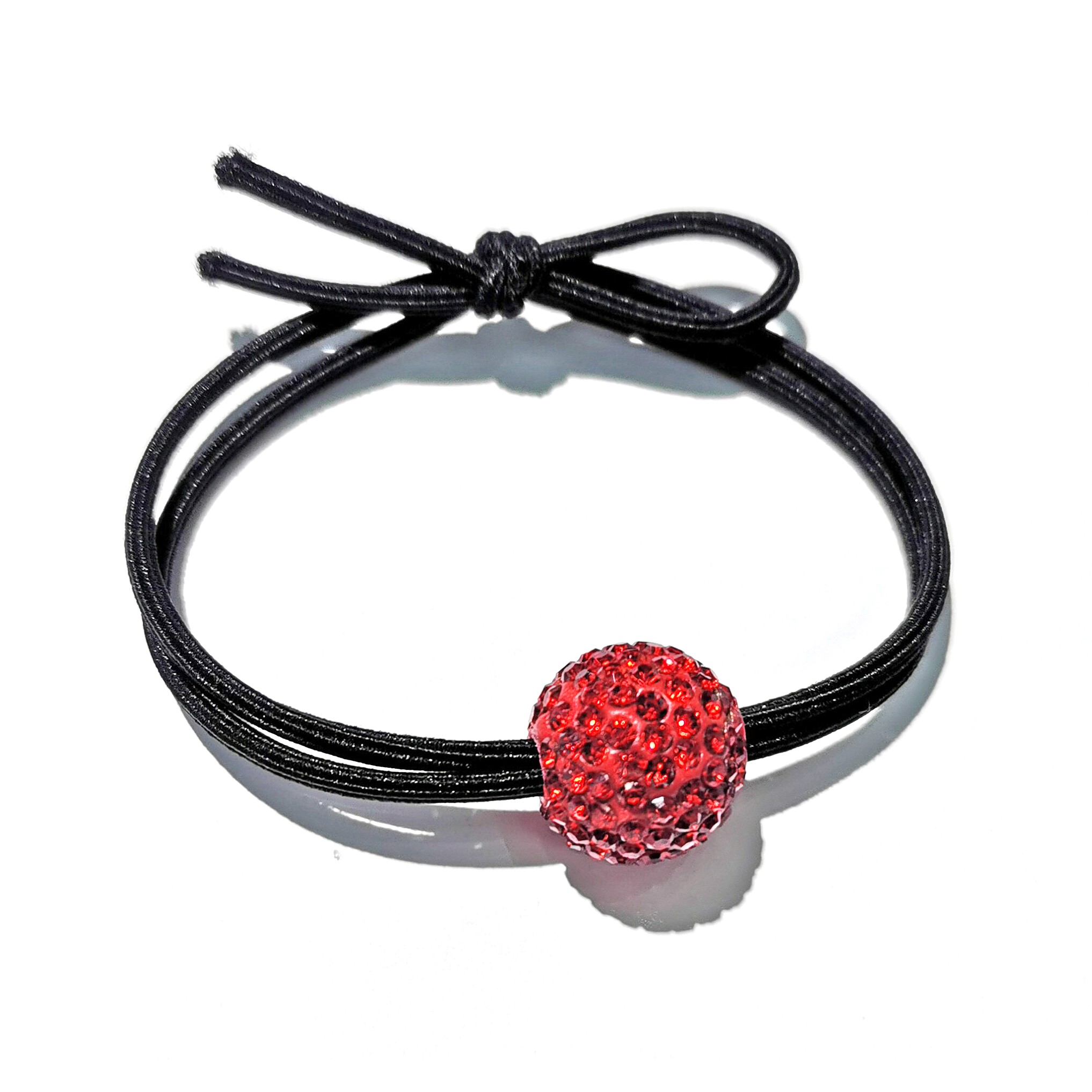 Round rubber band knotted 16mm Shambhala detail image 1